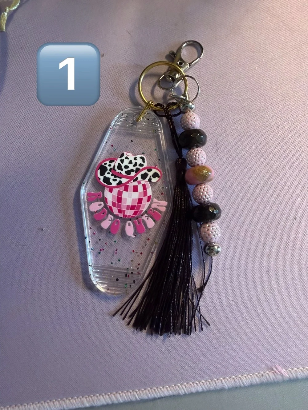 Western Cowgirl Acrylic Keychain Choose 1